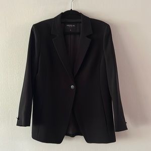 Lafayette 148 black blazer like new size 8